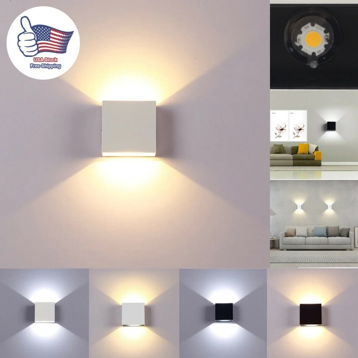 Buy Amerteer Dimmable Wall Sconces Modern LED Wall Lamp 12W Indoor Wall ... Buy Amerteer Dimmable Wall Sconces Modern LED Wall Lamp 12W Indoor Wall ...