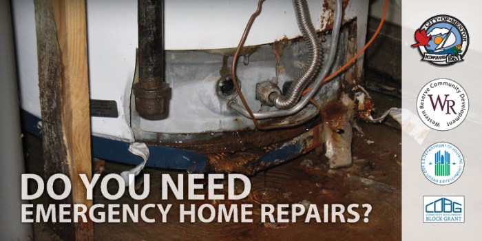 Emergency Home Repair Programs Available to Qualifying Mentor Residents ... Emergency Home Repair Programs Available to Qualifying Mentor Residents ...